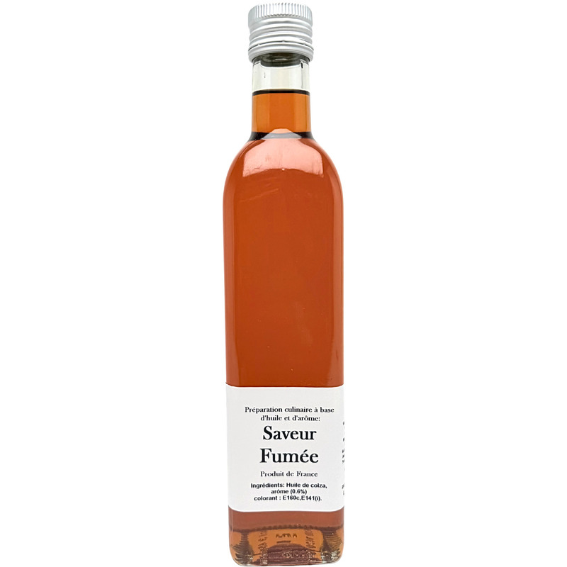 Preparation based on oil and smoked flavor 50cl