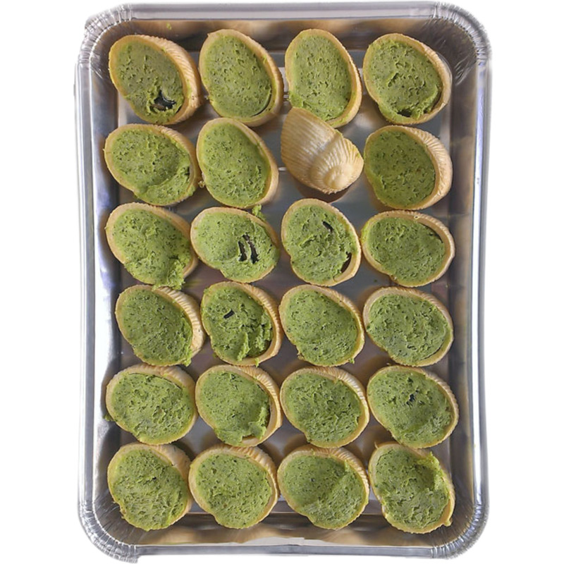 ❆ Crusty pastry of large french grey snail, AOC Charentes Poitou butter and parsley x24