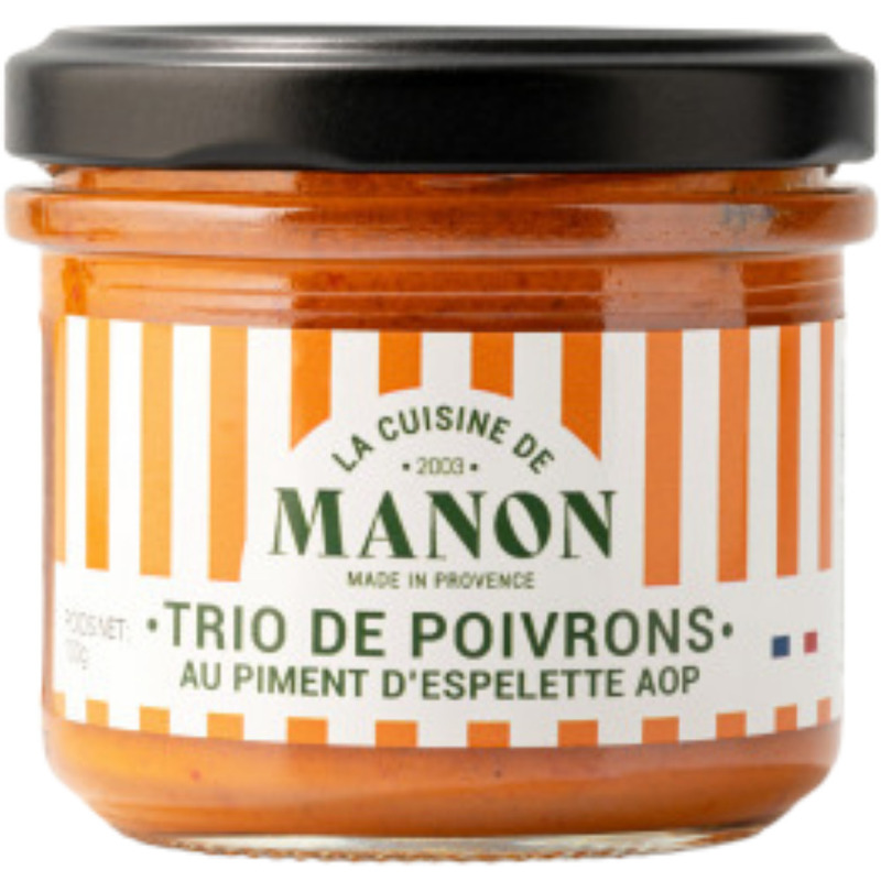 Trio of Peppers with Espelette Pepper AOP jar 100g