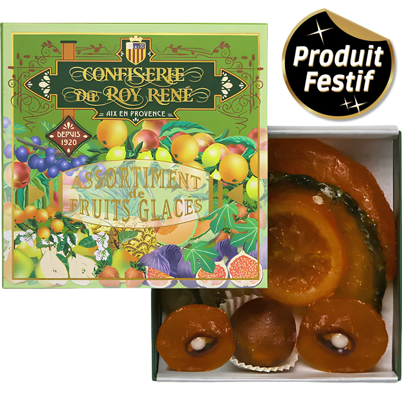 Assortment of glazed candied fruit 360g