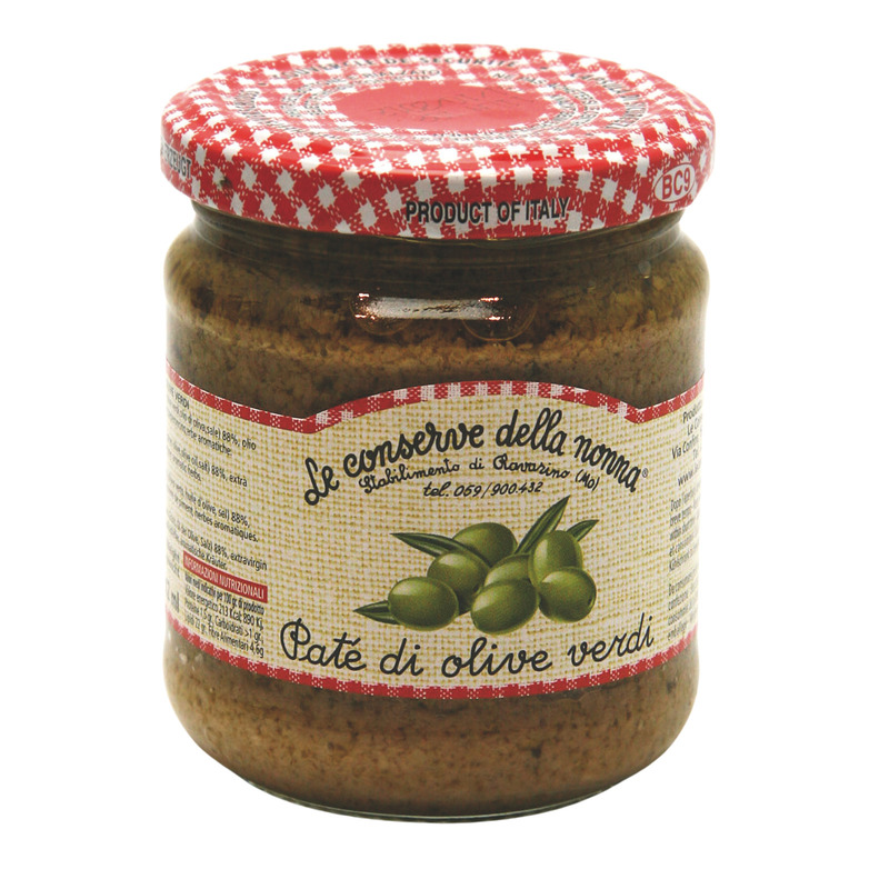 Green olive paste jar 190g
