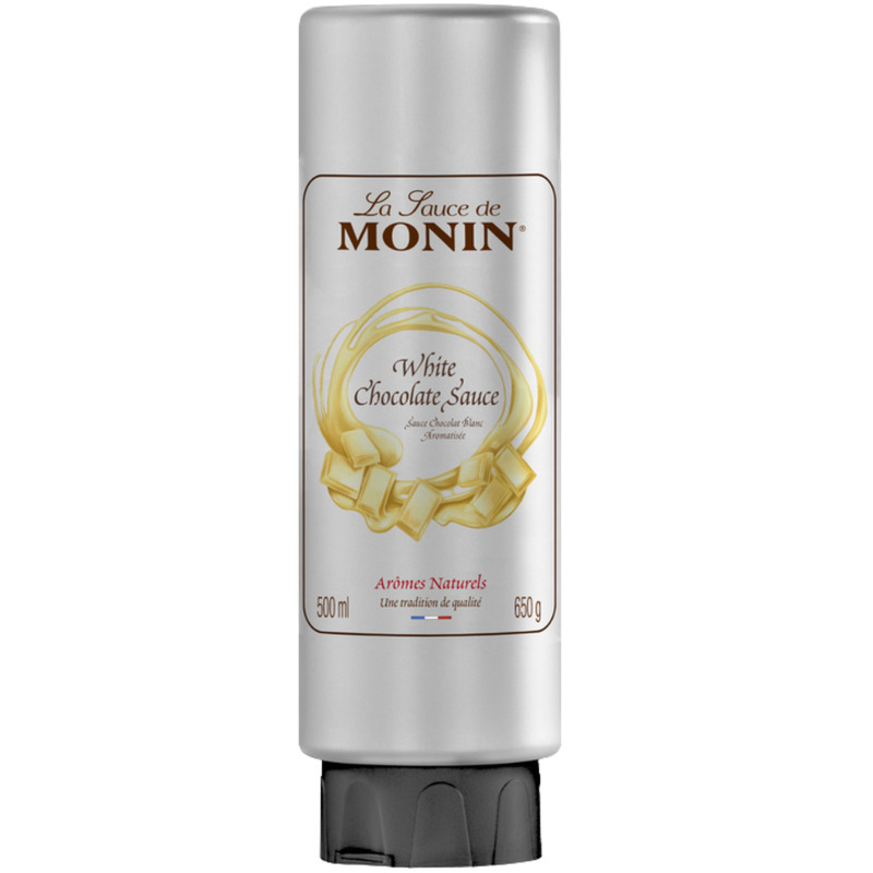 White chocolate-flavored sauce squeeze bottle 500 ml