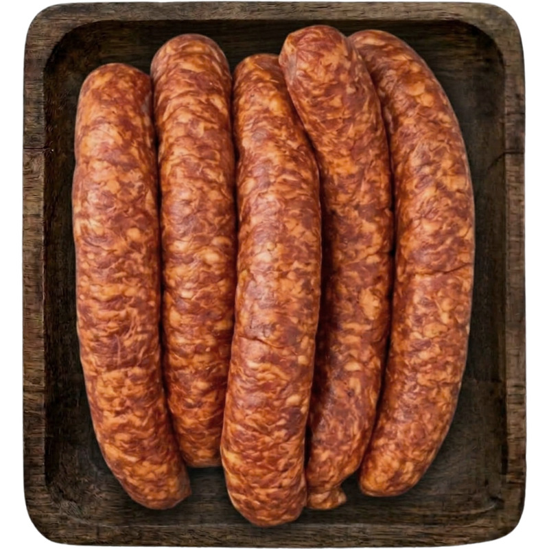 Saucisse de Montbéliard à cuire IGP porc français boyau naturel s/ at x10 ±1,5kg