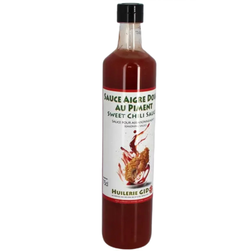 Sweet chili sauce with chili peppers PET bottle 75cl