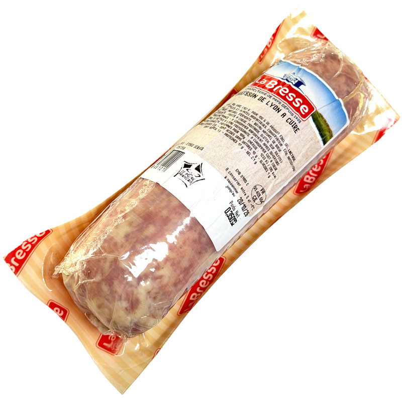 Uncooked lyonnais sausage LPF vacuum packed 350g