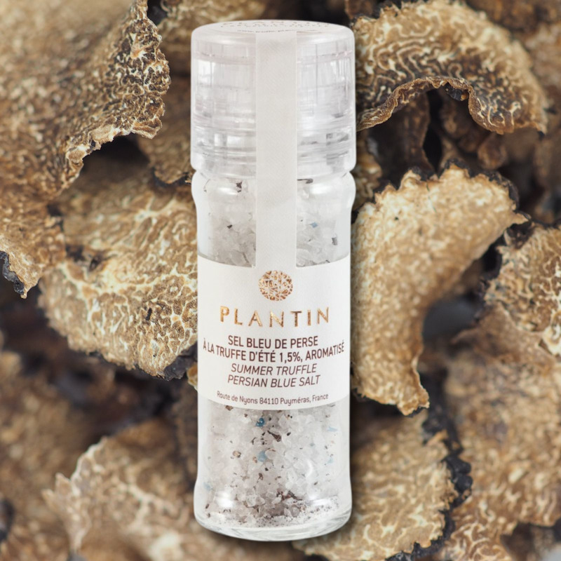Persian blue salt with Tuber Aestivum Vitt. summer truffle 1.5% ground 100g
