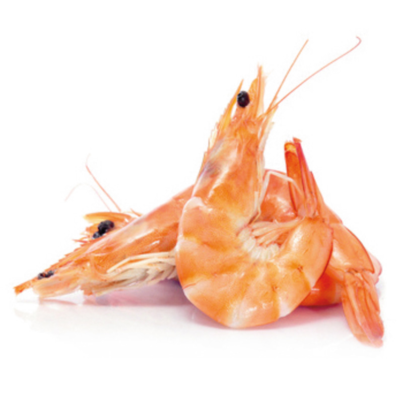 Cooked Madagascan prawns calibre 40/60 atm.packed box ±2kg ⚖