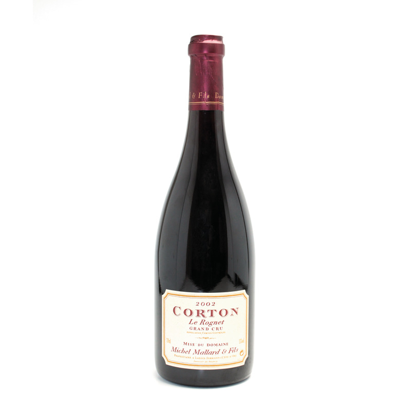 Corton Grand Cru Le Rognet 2002