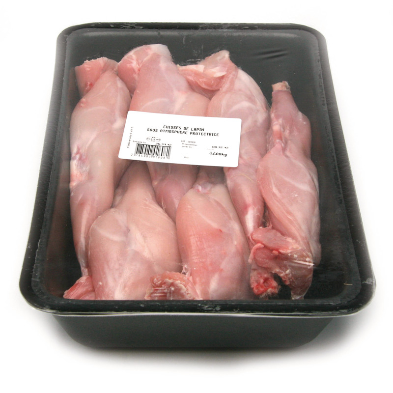 Cuisse de lapin français x6 s/ at ±1,2kg