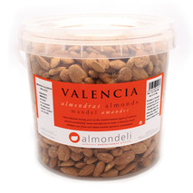 Toasted salted Valencia almonds bucket 2.1kg
