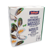 ❆ Mussels 1/2 with shells origin New-Zealand size 30/45 800g