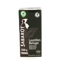 Beluga black lentils 500g