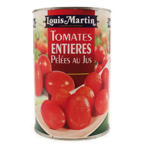 Whole peeled french tomatoes in natural juice 5/1