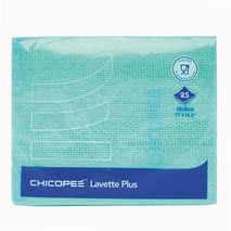 Non-woven disposable blue towel 43x36cm bag x25