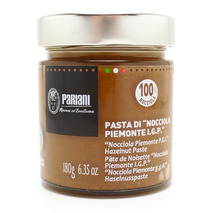 Piedmont PGI roasted hazelnut pure paste jar 180g