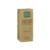 Pure cane brown caster sugar bag 20kg