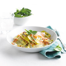 Ravioli with spinach and ricotta tub 350g
