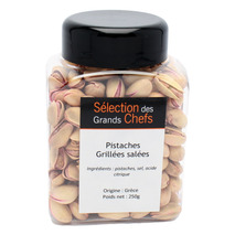 Greek grilled salted pistachios tubo 500ml 250g