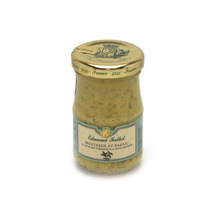 Basil and white wine mustard jar 100g