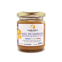 Buckwheat french honey origin Eure-et-Loir jar 250g
