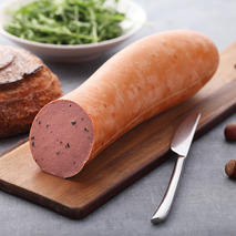 Saucisse de foie d'Alsace à tartiner fuseau s/ at ±1,3kg