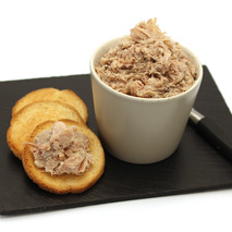 Rillettes artisanales pur porc LPF pain ±1kg