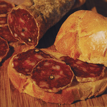 A Salameria dried pure pork sausage LPF from Corse ±200g