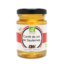 Organic Sauternes wine confit jar 120g