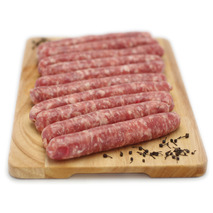 Plain chipolata sausages natural gut LPF atm.packed ±2kg