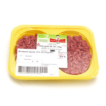 Organic beef burger 15%fat 2x125g