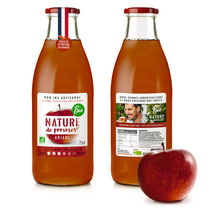 Organic Ariane pressed apple juice origin France 75cl