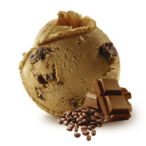 ❆ Crème glacée café avec grains de café chocolatés 2,5L