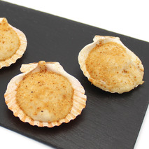 ❆ Breton style cooked baby scallops x12 240g
