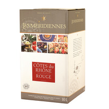 Côtes du Rhône «Les Méridiennes» red bag in box 10L