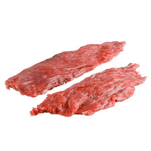 Angus beef sliced sirloin flank steak vacuum packed ±350g ⚖