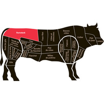 French beef eye of rumpsteak vacuum packed ±3.5kg ⚖