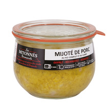 Normandy pork simmer with rice and curry verrine 375g
