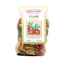 Tomato. oregano and plain tricolor fusilli 500g