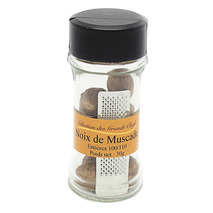 Whole nutmeg x5 with grater jar 100ml 30g