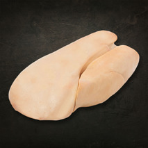 Foie gras de canard français cru extra déveiné s/ vide ±500g