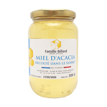 Miel d'acacia origine France bocal 500g