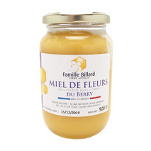 Miel de fleurs du Berry origine Indre bocal 500g