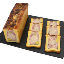 Mini pâté en croûte Le Bistronome Richelieu médaillon foie canard volaille française 450g