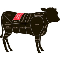 Boneless veal chuck (loin) french origin vacuum packed ±6kg ⚖