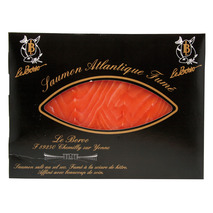Saumon fumé de Norvège tranche main plaque 200g