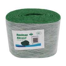 Green abrasive pad roll 14cm x3m