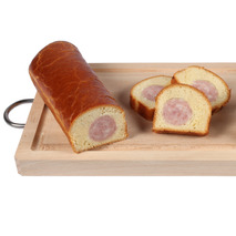Cooked genuine Lyon sausage in brioche 380g