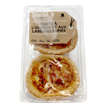 Onion and smoked bacon tart with pure butter paste 2x150g