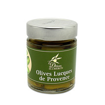 Lucques green olive french origin jar 70g