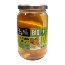 Whole Beldis organic confit lemons in brine jar 330g